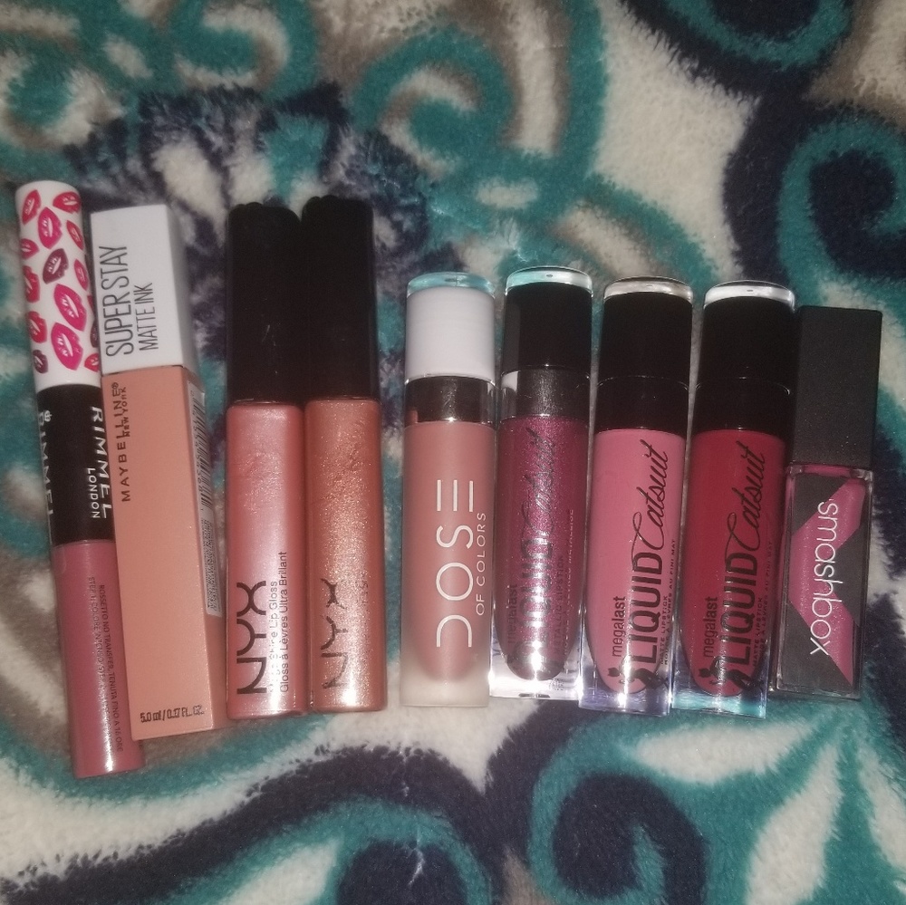 Assorted unused liquid lipstick